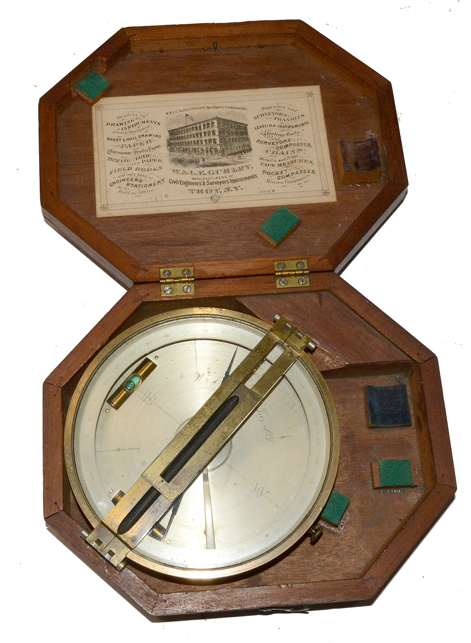 W & L.E GURLEY SURVEY COMPASS