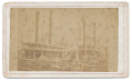 CDV OF TWO STEAMBOATS AT DOCK, NEW ORLEANS