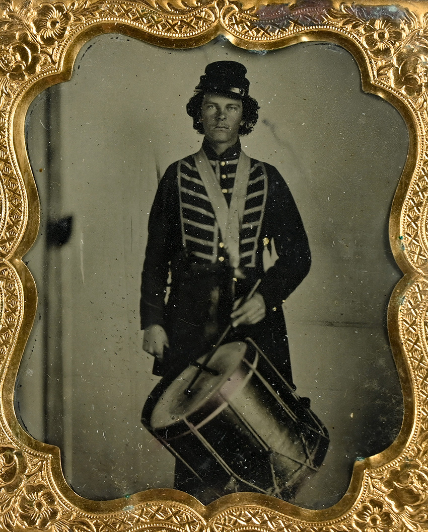 DRUMMER MELVIN ALLEN BROWN Co. G 122ND ILLINOIS, FIGHTING FORREST IN WEST TENNESSEE