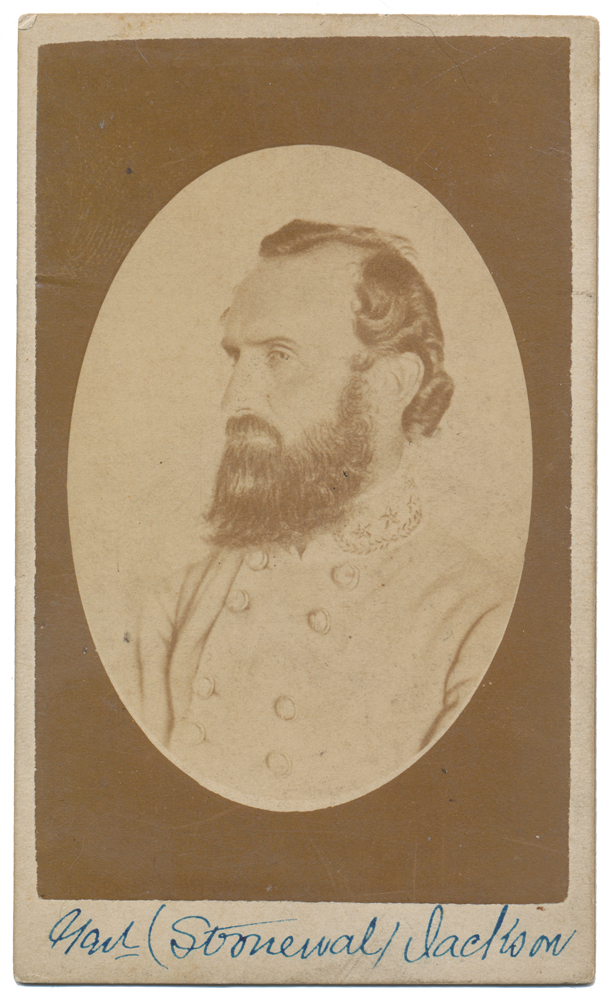 MOURNING PHOTOGRAPH OF STONEWALL JACKSON