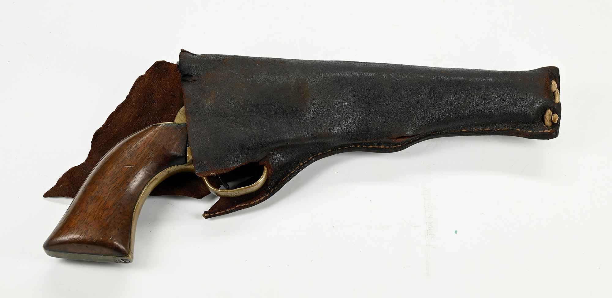 INSCRIBED COLT POCKET REVOLVER WITH HOLSTER OF CAPTAIN AND LIEUTENANT COLONEL ROBERT FAIR, 7th SOUTH CAROLINA