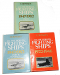 THREE VOLUMES OF “CONWAY’S ALL THE WORLD’S FIGHTING SHIPS”