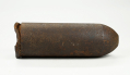 CONFEDERATE 3-INCH SMOOTH READ CASE SHOT SHELL FROM GETTYSBURG