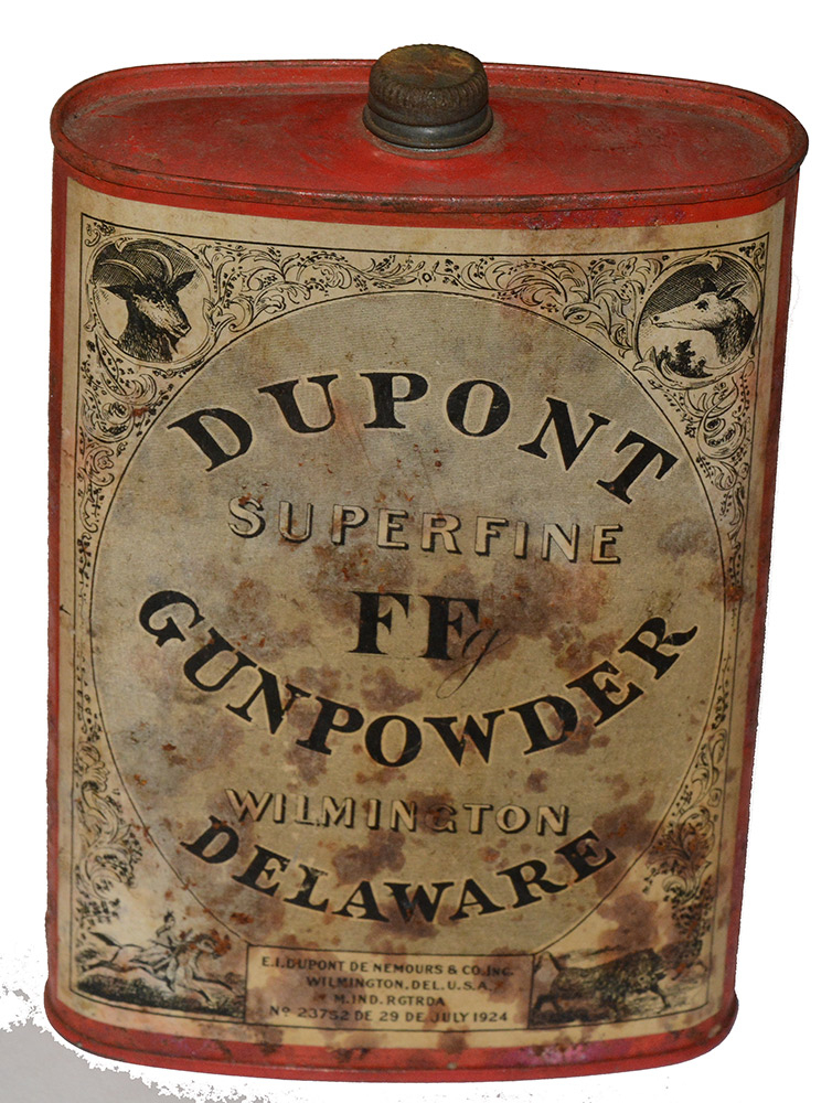 DUPONT GUNPOWDER TIN