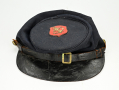 CIVIL WAR BUMMER OR FORAGE CAP WITH NINTH CORPS BADGE