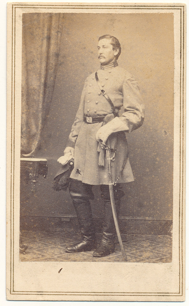 CDV OF MARYLAND CONFEDERATE CAPTAIN HARRY W. GILMOR