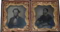 UNION CASE WITH TWO NINTH-PLATE TINTYPES