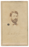 SIGNED CDV OF ROBERT E. LEE’S SON GEORGE WASHINGTON CUSTIS LEE