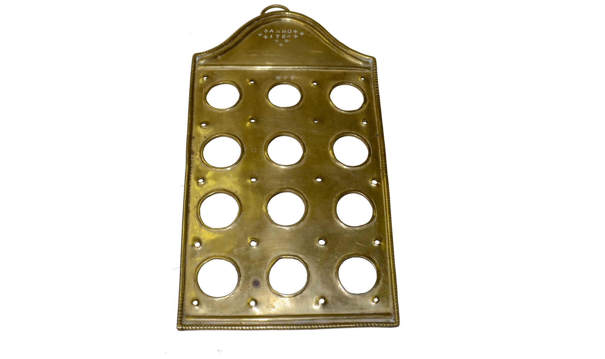 DUTCH / ENGLISH SPOON OR PIPE RACK, DATED 1784 — Horse Soldier