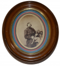 OVAL ALBUMEN OF UNIDENTIFIED 88TH PENNSYLVANIA OFFICER