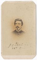 BUST VIEW CDV OF JOS. BERLIN, 88TH PA INFANTRY