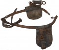 HORSE HARNESS SECTION RECOVERED AT GETTYSBURG - FROM THE COLLECTION OF GAR POST #551 IN YORK SPRINGS, PA