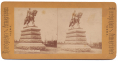 STEREOVIEW & MEDALS FROM DEDICATION OF GENERAL MEADE MONUMENT IN PHILADELPHIA - 1887