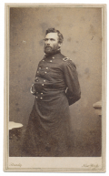 BRADY CDV OF GENERAL HIRAM BERRY - KILLED LEADING A BAYONET CHARGE AT CHANCELLORSVILLE