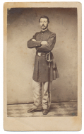 FULL STANDING VIEW OF A UNION 1ST SERGEANT