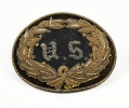 EXCELLENT CIVIL WAR US STAFF WREATH HAT INSIGNIA