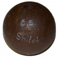 CS 4.52 INCH 12 POUND SPHERICAL SHELL, RECOVERED AT SHILOH