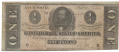 1864 CSA T-71 $1 NOTE FEATURING CLEMENT C. CLAY, SENATOR FROM ALABAMA