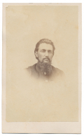 CDV BUST VIEW OF GENERAL JOHN R. RIGGIN, JR. OF GENERAL GRANT’S STAFF