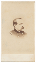 BUST VIEW CDV OF MEDAL OF HONOR RECIPIENT GENERAL DANIEL “DAN” BUTTERFIELD