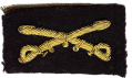 CIVIL WAR CAVALRY OFFICER'S CAP INSIGNIA 