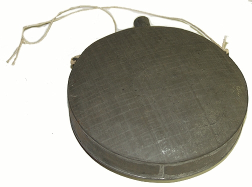 WONDERFUL C.S. TIN DRUM CANTEEN - GETTYSBURG / GEISELMAN COLLECTION