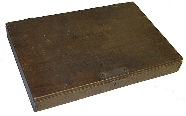 WRITING  KIT/DESK ID’D TO PVT. SETH  W. KINGSLEY, CO. “K”, 52ND MASSACHUSETTS VOLS