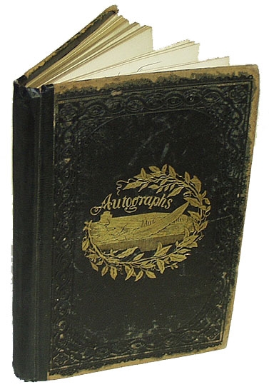 CONFEDERATE SOLDIER AUTOGRAPH ALBUM — SANGSTON FAMILY OF BALTIMORE