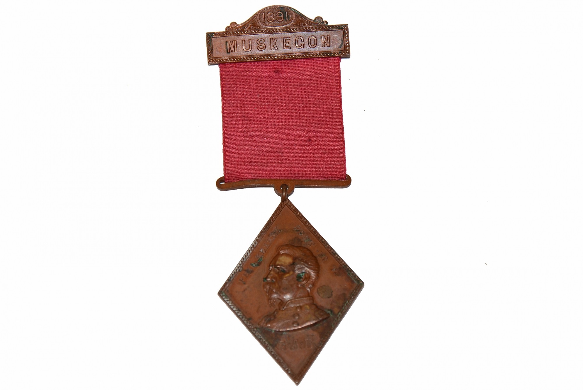 1891 MICHIGAN GAR ENCAMPMENT MEDAL