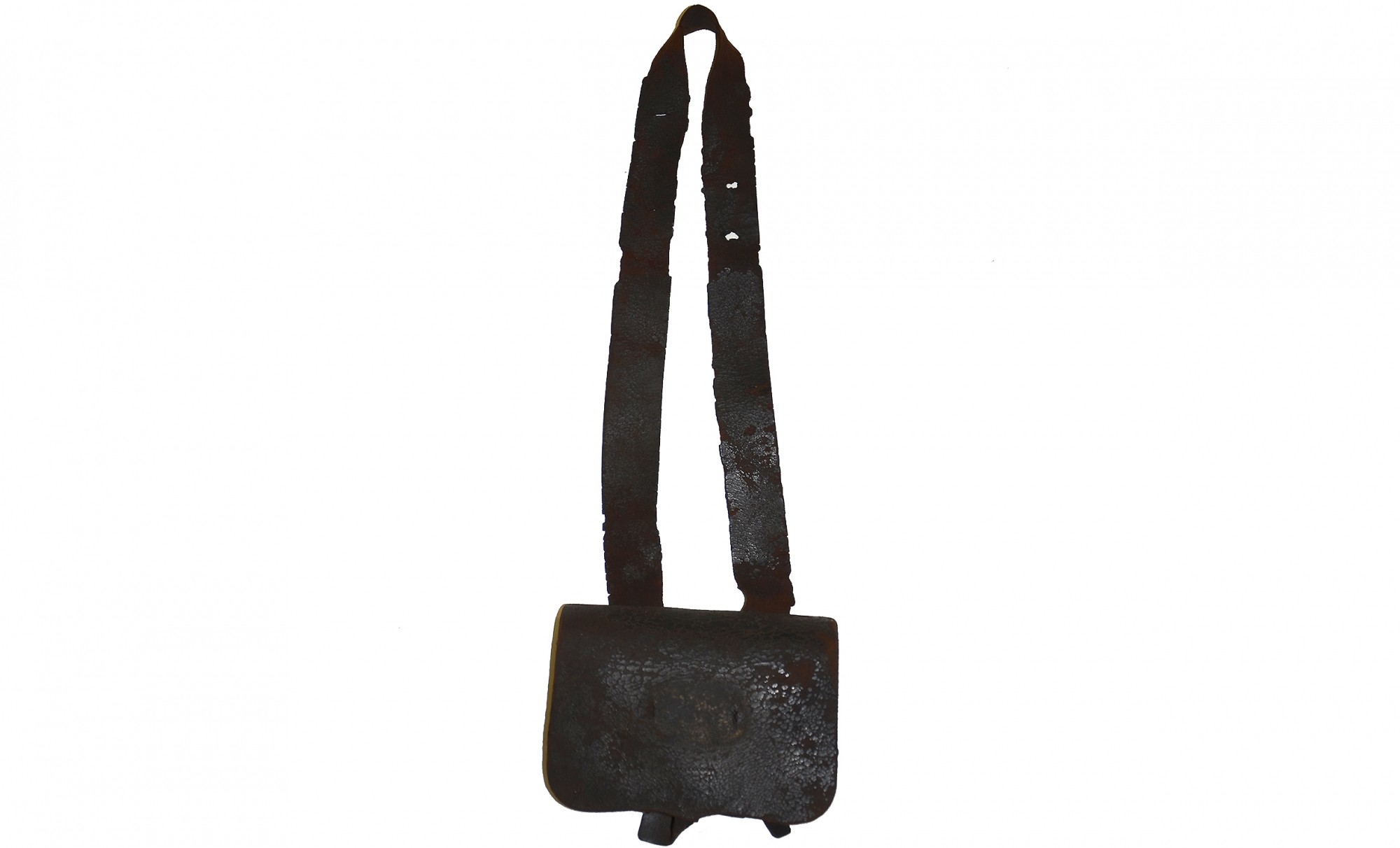 .69 CALIBER CARTRIDGE BOX AND SLING - BILL GAVIN COLLECTION