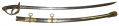 CAVALRY OFFICER’S SABRE IDENTIFIED TO CAPTAIN MARCUS A. MOORE, 1ST MASSACHUSETTS CAVALRY