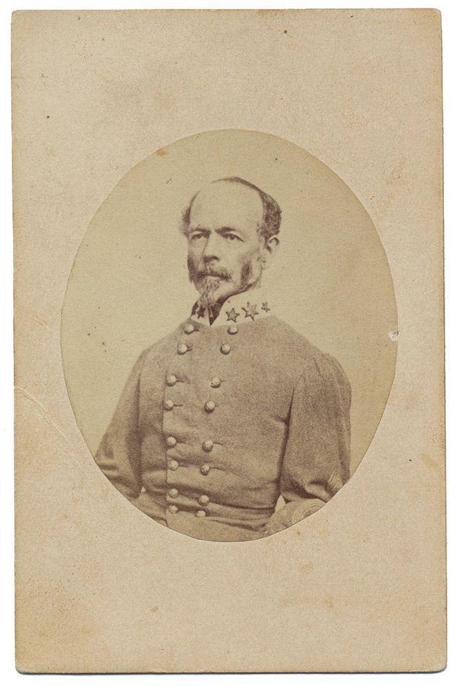 CDV OF CONFEDERATE GENERAL JOSEPH E. JOHNSTON