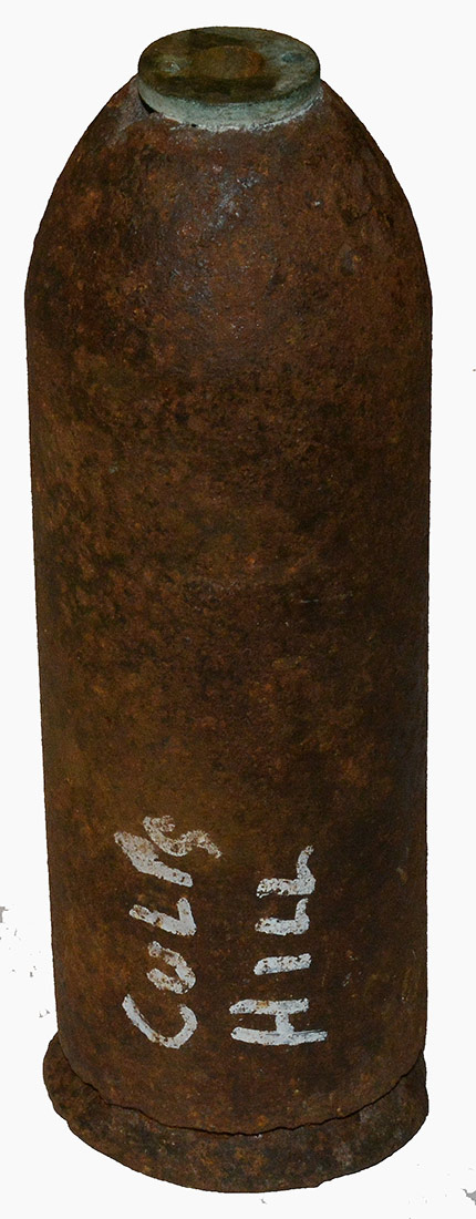 U.S. 10-POUNDER PARROTT SHELL – CULP’S HILL, GETTYSBURG – KEN BREAM COLLECTION
