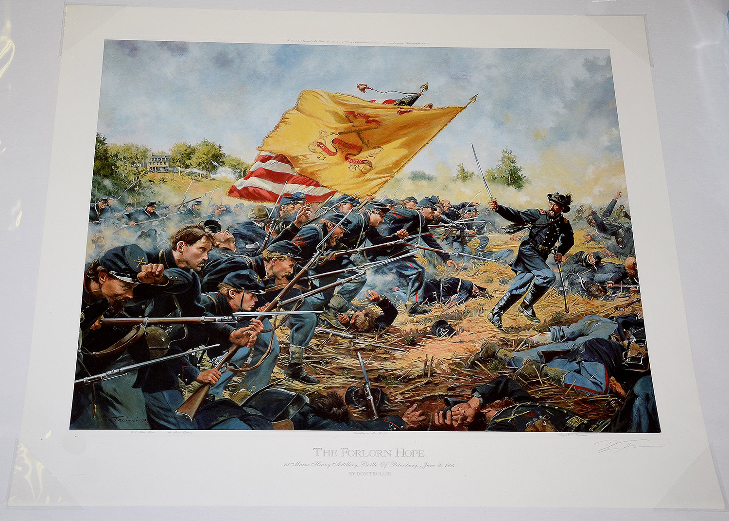 THE FORLORN HOPE: 1ST MAINE HEAVY ARTILLERY, BATTLE OF PETERSBURG, JUNE 18, 1864 - DON TROIANI