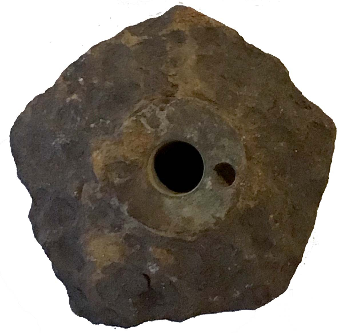 CONFEDERATE FUSE ADAPTER/SHELL FRAGMENT RECOVERED IN ATLANTA, GA