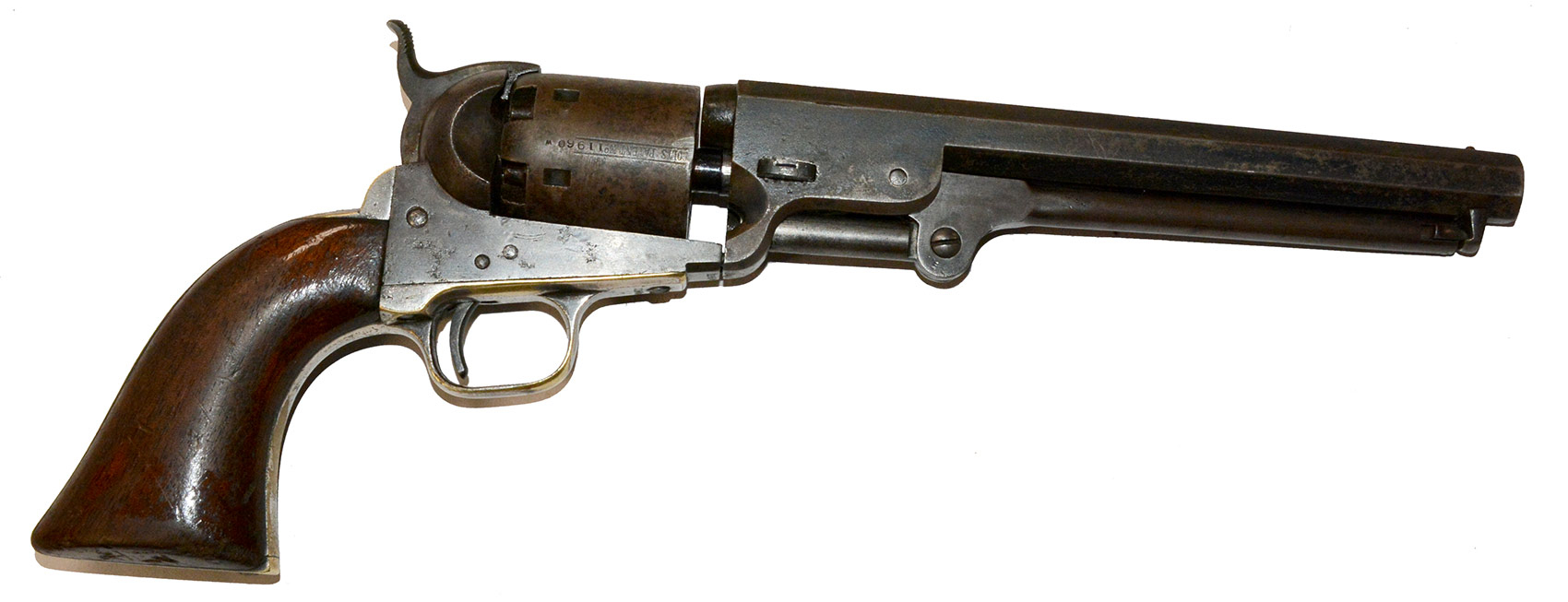 MODEL 1851 COLT NAVY MADE IN LATE 1852 - SOME FINISH REMAINING