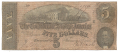 CS $5 CSA NOTE 17 FEB 1864