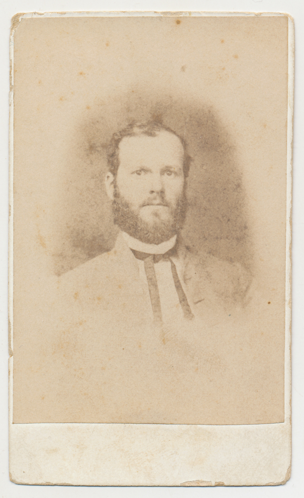 CDV OF SGT. CHARLES L. HALL, 43RD VIRGINIA CAVALRY, "MOSBY'S RANGERS"