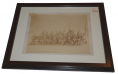 FRAMED POST-WAR ALBUMEN OF A GROUP OF STAFF OFFICERS