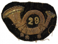 OFFICER’S CAP INSIGNIA OF CONGRESSIONAL MEDAL OF HONOR RECIPIENT JOHN M. DEANE, 29th MASSACHUSETTS, LIEUTENANT, CAPTAIN, AND MAJOR