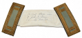 SMITH PATENT DOUBLE BORDER INFANTRY 1st LIEUTENANT STRAPS OF CONGRESSIONAL MEDAL OF HONOR RECIPIENT JOHN M. DEANE, 29th MASSACHUSETTS