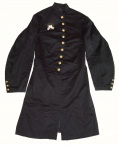 MASSACHUSETTS MEDAL OF HONOR RECIPIENT’S OFFICER’S UNIFORM COAT DRESSED OUT FOR MOURNING LINCOLN, WITH HIS MOURNING COCKADE, VEST, COMMISSIONS, LEDGERS, AND NOTES 