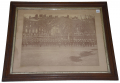 CIVIL WAR PERIOD OUTDOOR ALBUMEN PHOTO OF A MILITARY PARADE ON THE BOSTON COMMON