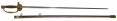 REVEREND GENERAL AND FIGHTING CHAPLAIN: 1860 STAFF SWORD PRESENTED IN 1861 BY HIS STUDENTS TO REVEREND J.B. VAN PETTEN: CHAPLAIN TO FIELD OFFICER AND BREVET BRIGADIER GENERAL, WOUNDED IN ACTION AT THIRD WINCHESTER AND CITED FOR GALLANT CONDUCT