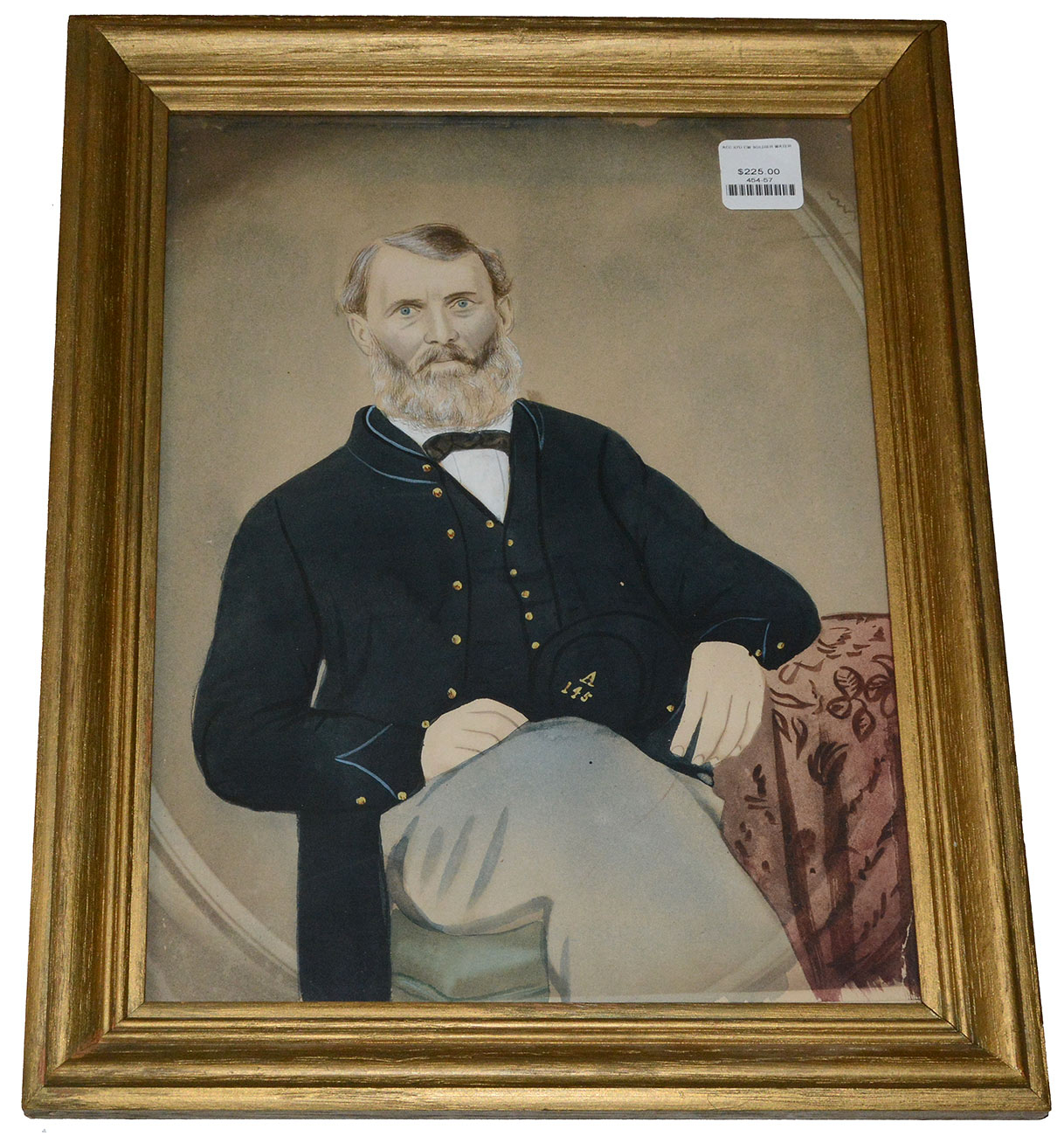 SOLAR ENLARGEMENT OR CRAYON PORTRAIT: DANIEL ROSE, COMPANY A 145th PENNSYLVANIA