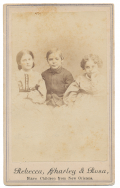 CDV OF THREE SLAVE CHILDREN