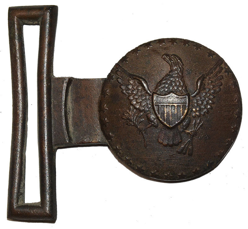 RELIC TONGUE PORTION OF 1840s MILITIA BELT PLATE, KEN BREAM COLLECTION