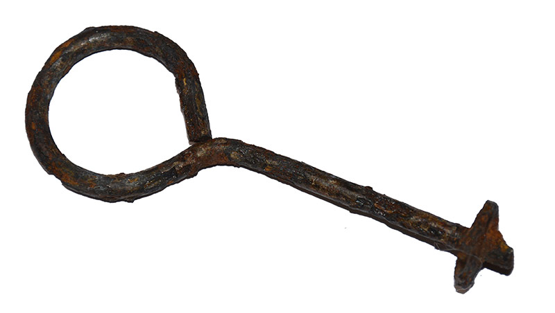 P1858 CANTEEN STOPPER RING FROM LITTLE ROUND TOP, GETTYSBURG, KEN BREAM COLLECTION