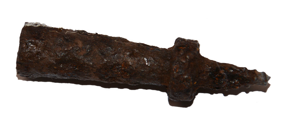 .69 CALIBER M1816/1842 MUSKET BALL SCREW FROM LITTLE ROUND TOP, GETTYSBURG, KEN BREAM COLLECTION
