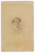 CDV OF OLD AFRICAN-AMERICAN "MAMMY"